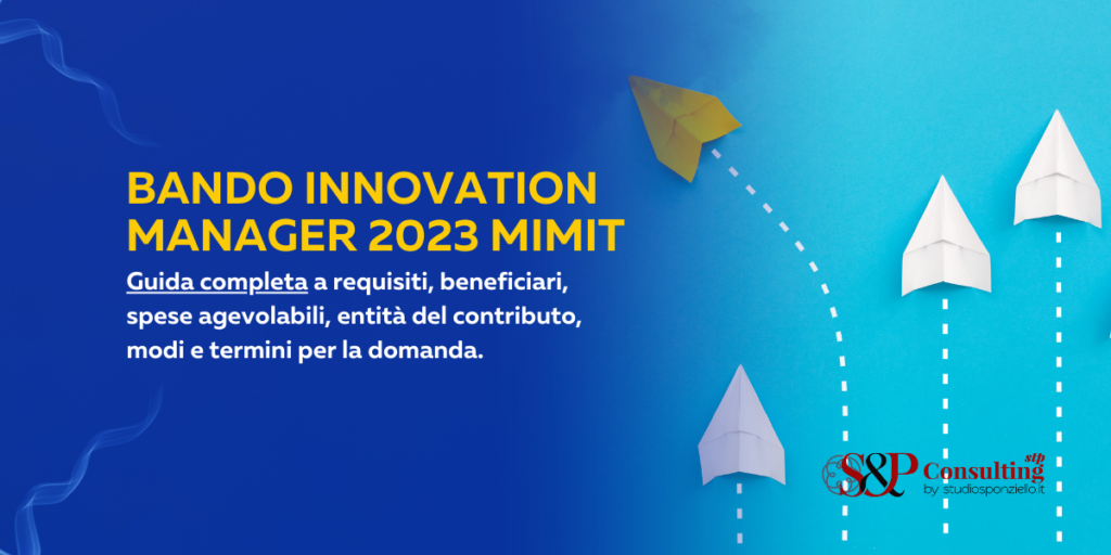 bando innovation manager 2023 mimit